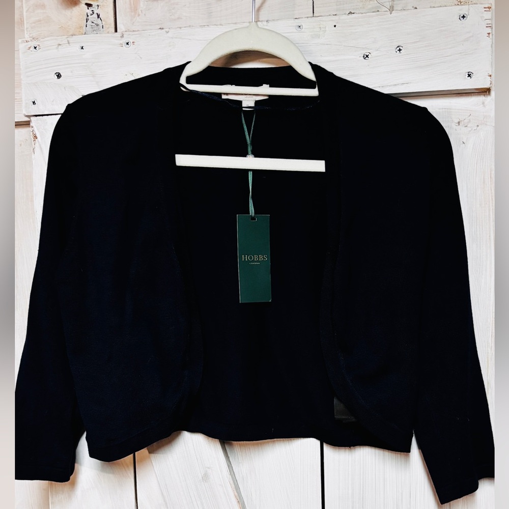 Elegant Navy blue Women's Shrug by Hobbs